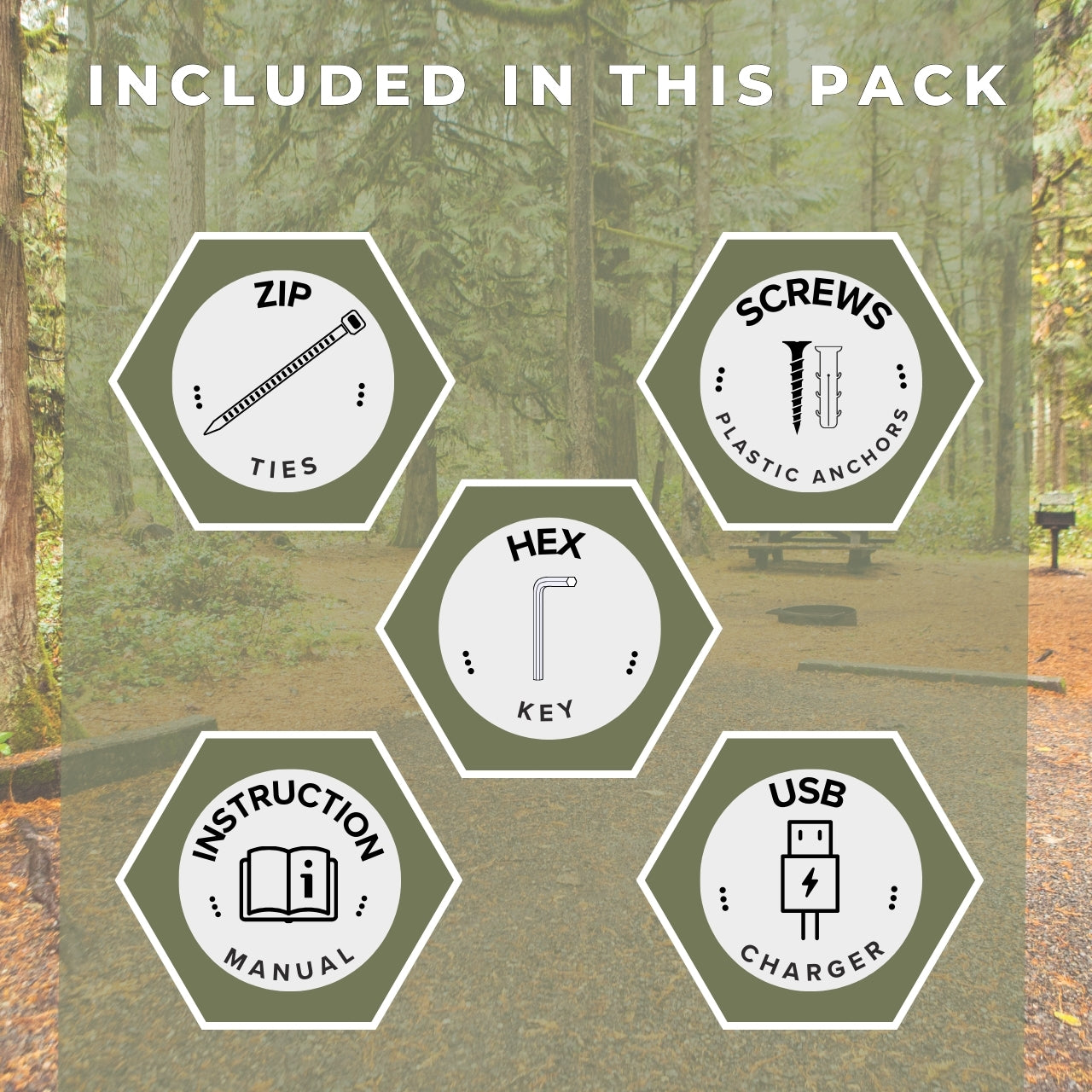 TACTIKO Trip Wire Alarm - 80Ft Kevlar Wire, 129 dB Siren, Solar & Cable Charging