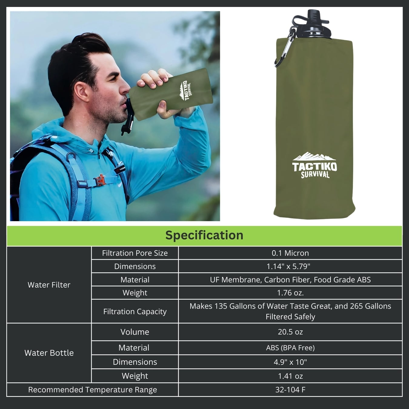 water filter straw